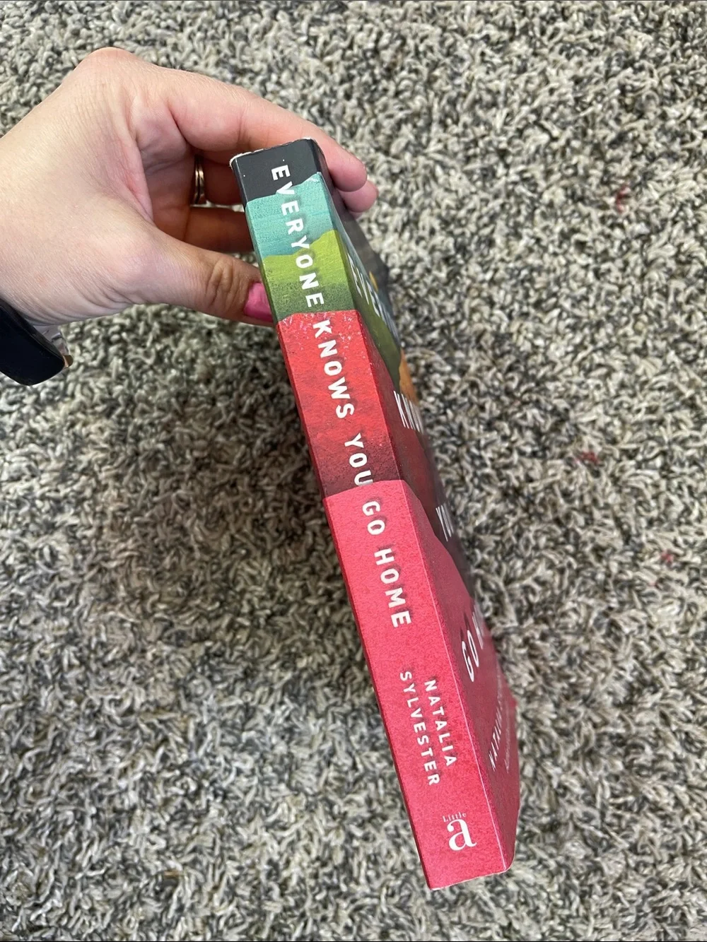 Paperback book: Everyone knows you go home by Natalie Sylvester